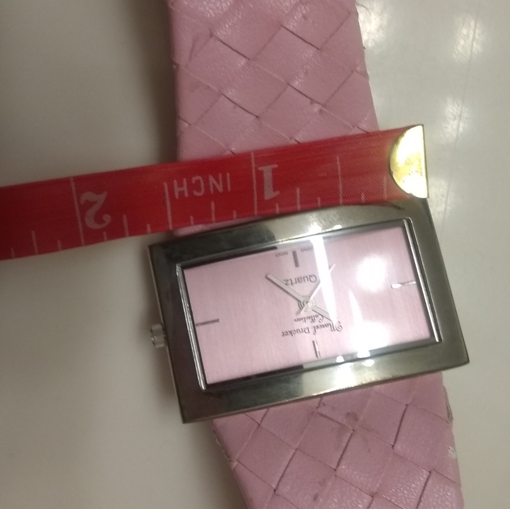Marcel Drucker Collection pink designer watch *3/$30 Sale* - Picture 4 of 5